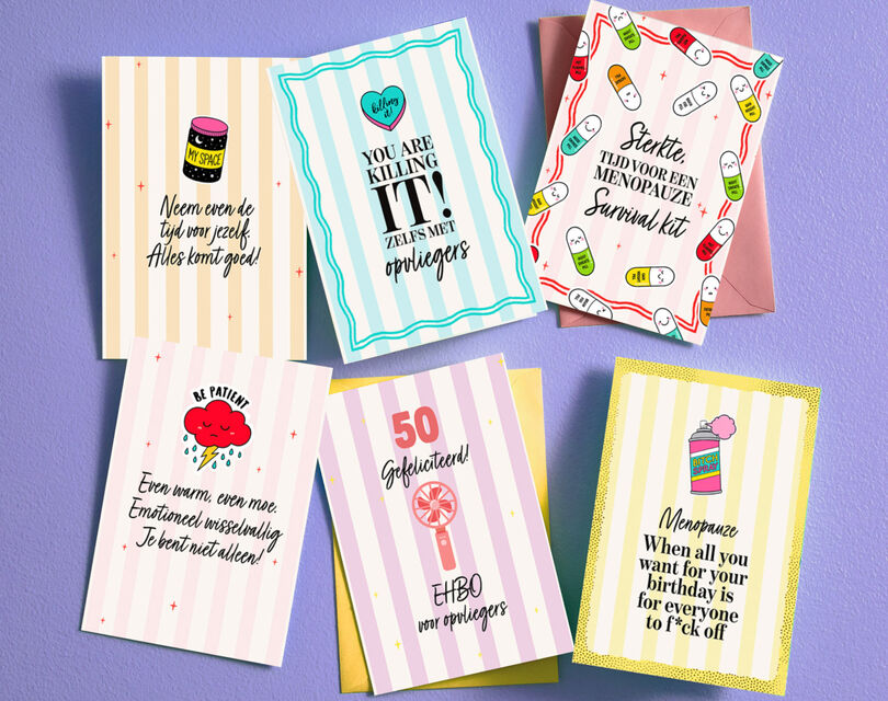 6 verschillende kaarten over de overgang