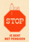 pensioen kaart snoopy stop