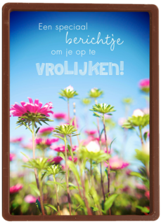 bloemenveld om je op te vrolijken