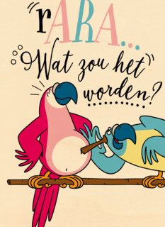 zwangerschapskaart rara wat zou het worden