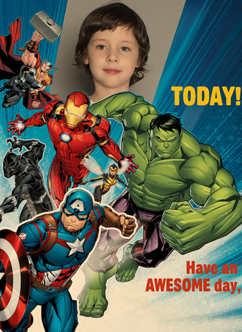Avengers fotokaart have an awesome day