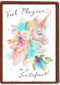 Veel plezier op je lentefeest unicorn