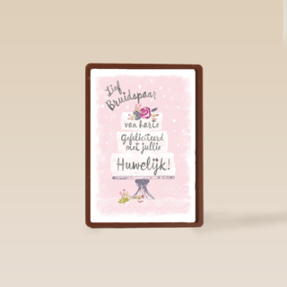 lief bruidspaar van harte