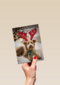 Kerstmis Hond Met Gewei