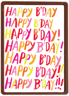 colourfull happy bday