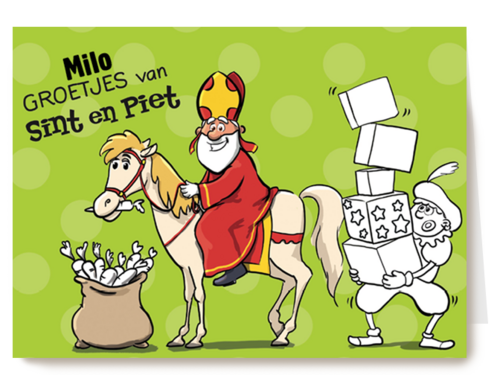 sinterklaas kaarten Groetjes van sint en piet