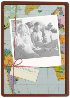 wereldkaart we zullen je missen