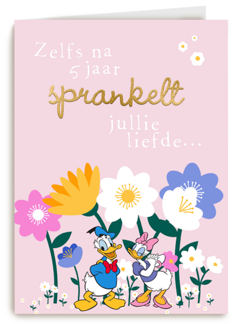 Donald Duck Huwelijk 5 jaar