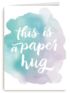watercolor this is a paper hug