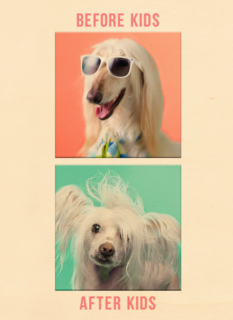 Moederdagkaart grappig before and after kids