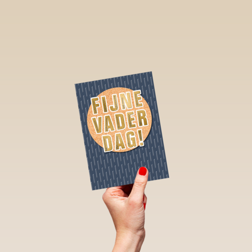 vaderdag kaart klassiek patroon fijne vaderdag