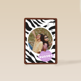 fotokaart verjaardag hip verjaardag kusjes voor jou