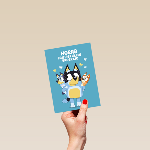 Bluey Lief Klein Broertje