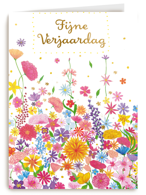 verjaardag kaart klassiek fijne verjaardag turnowsky
