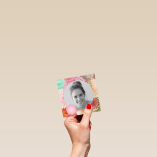 fotokaart vierkant gefeliciteerd met je verjaardag