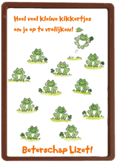 Beterschap Een Opkikkertje