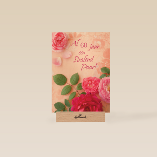 Huwelijkskaart al 60 jaar een stralend paar