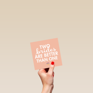 two brides are better than one