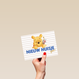 Winnie de Poeh nieuw huisje yes