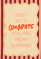 Holy Sht Congrats Married