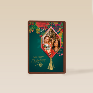 Kerstkaart fotokaart merry christmas