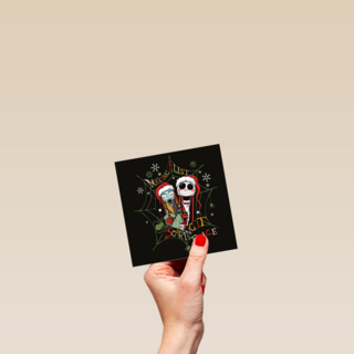 Nightmare before christmas kerstkaart