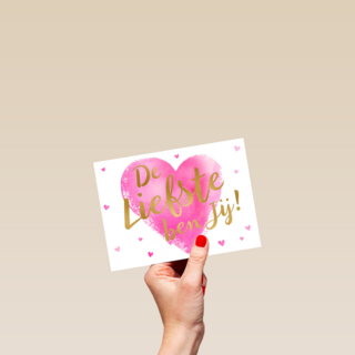 valentijn de liefste ben jij met groot hart