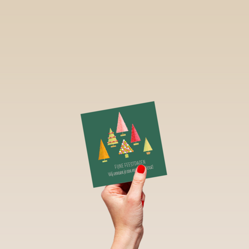 Kerstkaart een magische Kerst