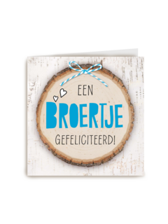 strik een broertje gefeliciteerd