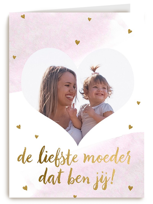 fotokaart moederdag de liefste moeder dat ben jij