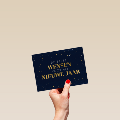 nieuwjaar kaart de beste wensen voor het nieuwe jaar