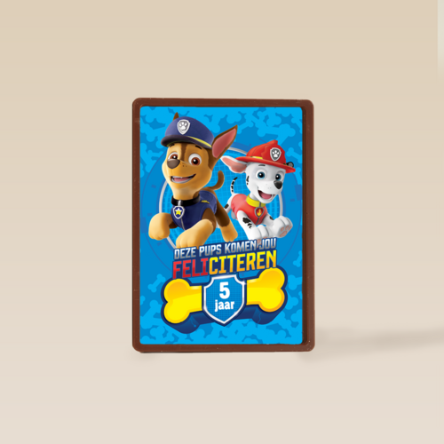 Paw Patrol kaart deze pups komen jou feliciteren