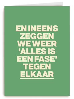 Alles is een fase AndC