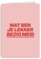 Succes kaart andc lekker bezig meid