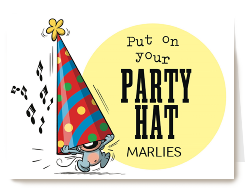 funny mail put on your party hat