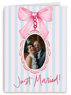 Just Married Fotokaart Strik
