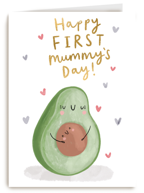 moederdag kaart happy first mummys day