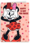 Minnie Mouse Happy Birthday roze