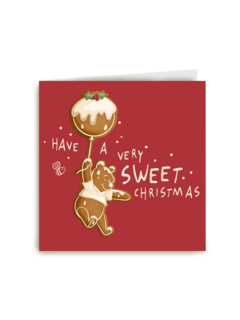 Sweet Christmas Winnie the Pooh