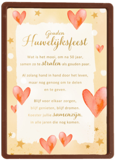 Huwelijksjubileum Gouden Huwelijksfeest 50 jaar More than words