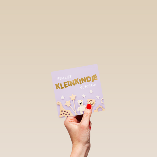 felicitatiekaart kleinkindje