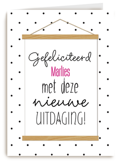 gefeliciteerd banner