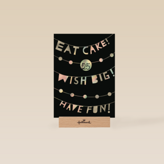 verjaardag leeftijden eat cake wish big have fun