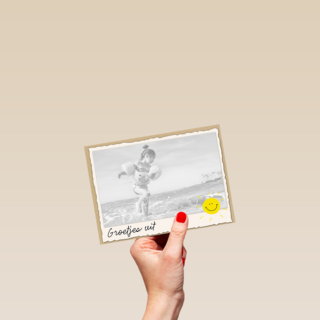 sunny greetings vakantiekaart