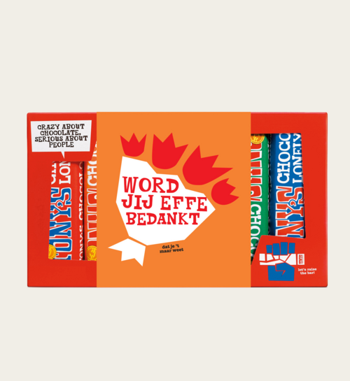Tony Chocolonely Bedankt Proeverijtje