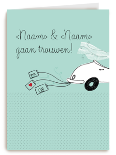 aankondiging trouwen