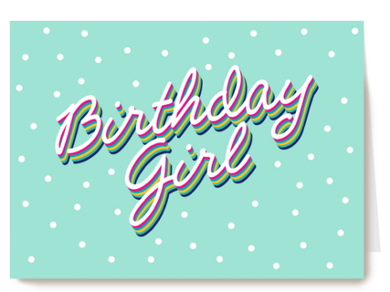 verjaardag kaart hip birthday girl