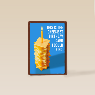 The cheesiest card I could find