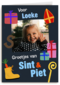 Sinterklaas Fotokaart Groetjes Sint En Piet