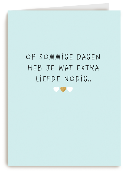 vaderdag kaart hip op sommige dagen heb je wat extra liefde nodig
